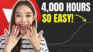 BEST Strategies To Get 4000 Watch Hours On YouTube - 2024 Update!