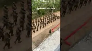 Marines don’t skip!