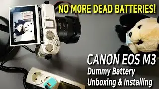 No More Dead Batteries! Unboxing & Installing a Dummy Battery for Canon EOS M3