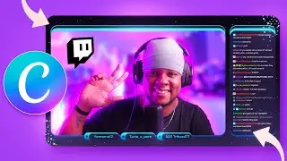 Make Twitch Overlays in CANVA - Free Template & Tutorial