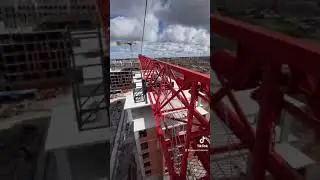 Как башенный кран встаёт по ветру?! Как краны крутятся по ветру 