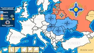NATO vs CSTO ? The most supported alliance in the world