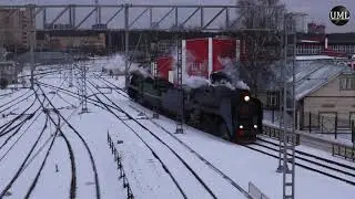 ЕДЕТ, ЕДЕТ ПАРОВОЗ - ДВЕ ТРУБЫ И СТО КОЛЕС... / GOES, GOES THE LOCOMOTIVE...