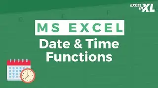 MS Excel Date & Time Functions - 1 | Step by Step Process