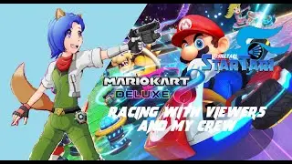 JOSHxTARI's Stream: Mario Kart 8 Deluxe - Chatting about Direct Thoughts - Racing with Viewers.