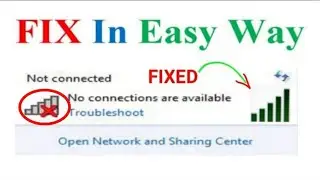 Not connected no connection are available