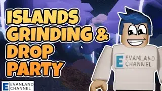 🎉 LIVE -  ROBLOX ISLANDS SKYBLOCK (July 2) Grinding and Drop Party