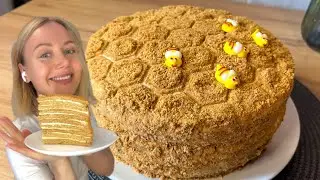 You can eat it with your lips 🔥 Honey cake