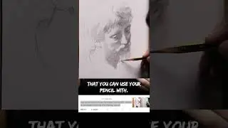 Viewer is Curious as to Why I Sharpen My Pencil This Way #art #drawing