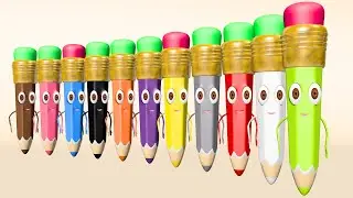 Цветные Карандаши ✏️СБОРНИК ДЛЯ ДЕТЕЙ 🌈 Детские Песни БроиСис