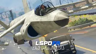 LSPDFR - On Patrol - Day 2 - Fighter Jet Patrol
