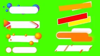 FREE ||Green Screen Animated Lower Thirds  Effects pack