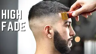 High Skin Fade Beard Shape Up Must See!