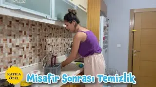 Misafir sonrası temizlik fragman