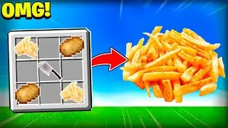 Minecraft funny moments - How to cook French Fries 🤩🤩🤩