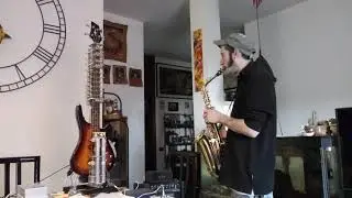 Ray Robotic Bass Guitar & Sebastian  - Blue Bossa