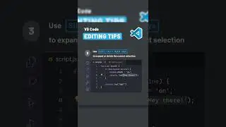 Vs code Editing Tips #shorts #coding #vscode #vscodepro