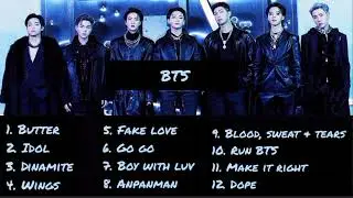Сборник песен BTS. (1 часть)2022-2023 song  BTS. Песни БТС. Концерт 💜ᗷTS⟭⟬💜