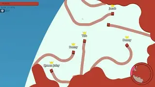 Paper.io 2 [Teams] Map Control: 100.00%