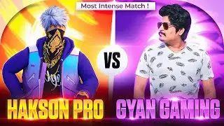 Gyan Gaming vs Hakson Pro Gaming 👽  He called me Hacker ! Op Match