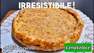 SAVOURY PIE FILLED WITH POTATO GATEAU: VERY EASY AND SUPER STRINGY!