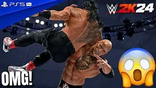 WWE 2K24 - The Rock vs. Roman Reigns - Tribal Combat at SmackDown | PS5 Pro [4K60]