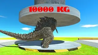 Who Can Run Away From The Hydraulic Press - Animal Revolt Battle Simulator