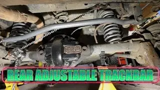 RUBICON EXPRESS RE1690 REAR JEEP JK TRACKBAR INSTALL DIY