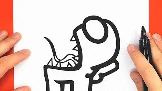 How to Draw Impostor | Among us Drawing | Como Dibujar Among Us Impostor