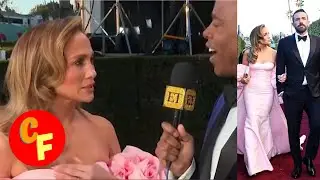 Jennifer Lopez responding to probing questions about her marriage to Ben Affleck