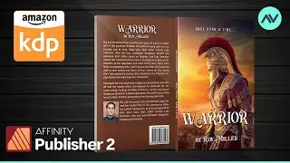 Book Cover Design in Affinity Publisher Step-By-Step [ Amazon KDP ]