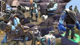 TF2tubers play against their giant robot selves - Manned Machines - Part 2