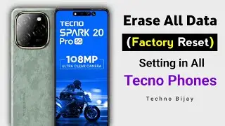 Tecno Phones...Erase all Data (Factory Reset) Setting | Tecno Phone Erase all Data Setting