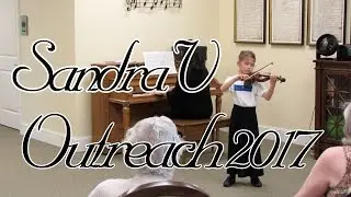 Outreach 2017 - Sandra V. Plays Bach Bouree