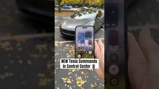 NEW Tesla Commands in iPhone Control Center! 😲👀