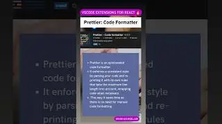 VSCode Extensions for ReactJs 