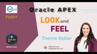 Oracle APEX Theme Roller: Customizing Logos, Headers, and Colors