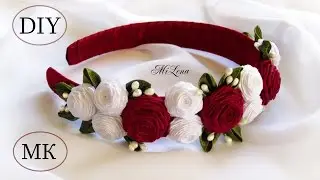 DIY Roses Headband