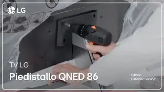 LG TV | How to install QNED 86 inch Smart TV Stand