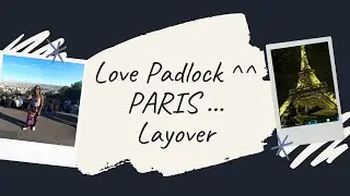 Locked a Love PADLOCK next to the Eiffel Tower | PARIS