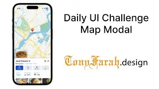 Daily UI Challenge - Making of map modal