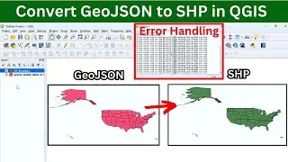How to Convert GeoJSON (JSON) File to Shapefile in QGIS