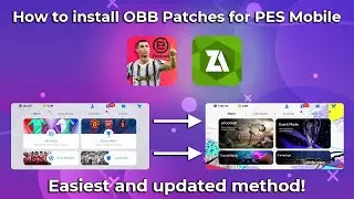Tutorial - Install OBB Patches for PES 2021 Mobile | Easiest Method | 2 min Installation