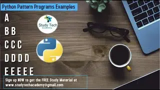 🔷 Python Pattern Programs 🐍 | Looping in Python for Class 11 | Star Patterns & Logic Made Easy ✨