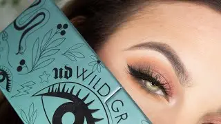 URBAN DECAY WILD GREENS EYESHADOW TUTORIAL