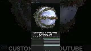 Customize my Blender / Cinema 4D YouTube tutorial art with Adobe after effects 