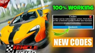 🎃EVENT🎃 NEW WORKING - CODES FOR VEHICLE LEGENDS 2023 - VEHICLE LEGENDS CODE
