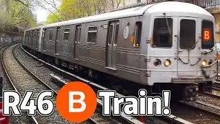 ⁴ᴷ⁶⁰ R46 B Train! Rush Hour Rolling Stock Substitution