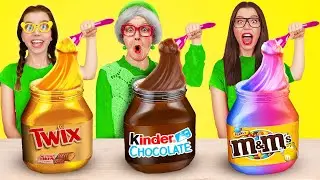 FAMILIENKÜCHE DUELL 🍳🔥 Testen von viralen Koch-Gadgets! Neue kreative Hacks ausprobieren von 123 GO!