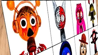 Drawing Incredibox Sprunki | HOUSE OF HORRORS ( #incredibox #sprunki )